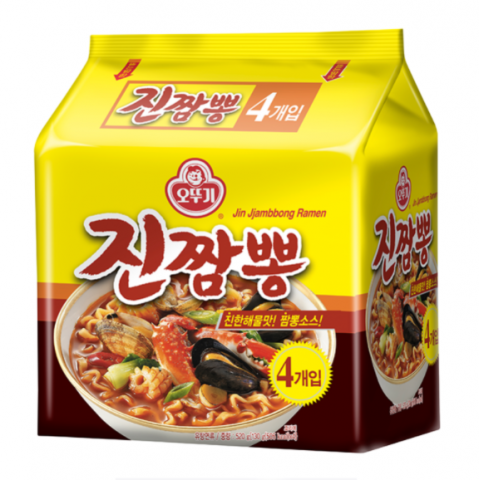 不倒翁 - 韓國 金海鮮辣麵 130克x4包