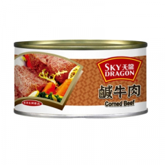 天龍牌咸牛肉 (圓罐) 340克