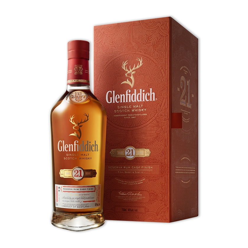 Glenfiddich Single Malt Whiskey 21 yrs