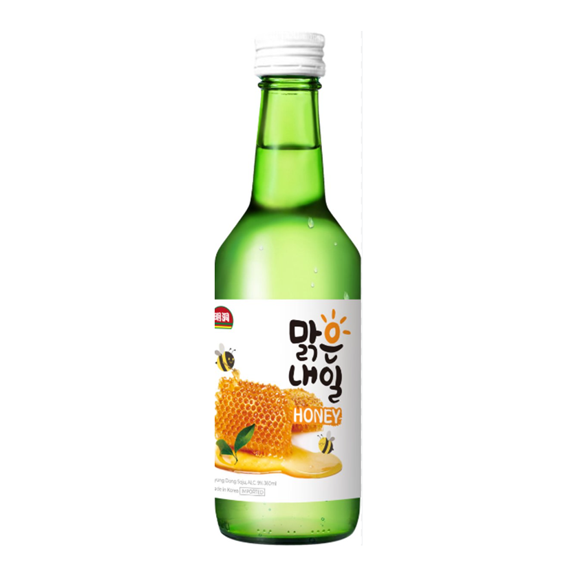 明洞 - 韓國 燒酒 蜂蜜味 9% 360毫升