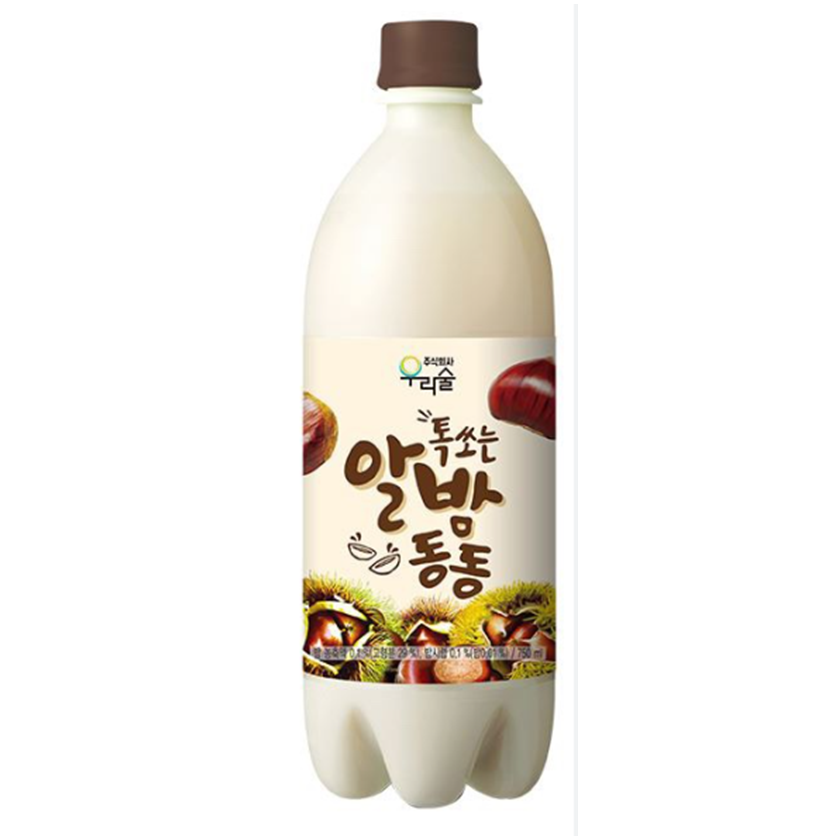 友麗秀 - 韓國 有汽米酒栗子味 6% 750毫升