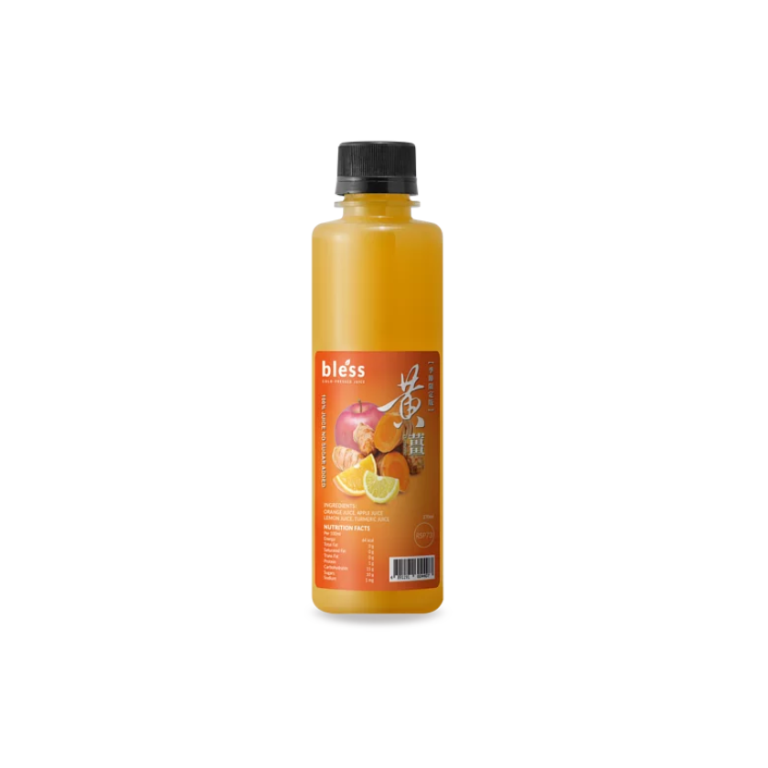 BLESS 冷壓果汁 混合口味 黃薑戰士
