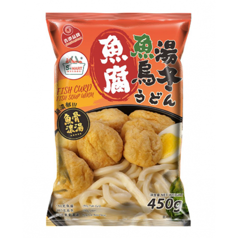 S食Mart - 急凍魚腐魚湯烏冬 450克