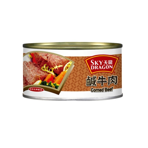 天龍牌咸牛肉 (圓罐) 340克