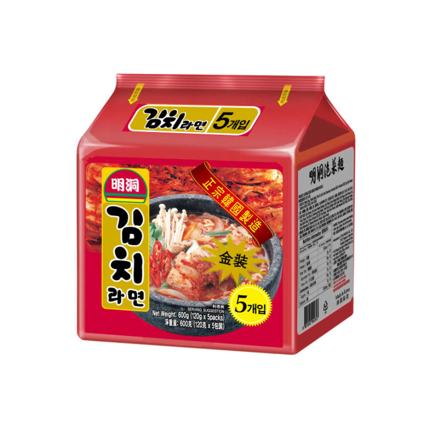 明洞 - 韓國 泡菜麵 120克x5包