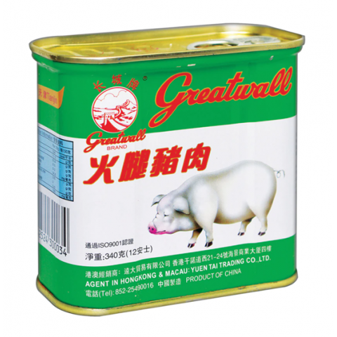 長城牌 - 火腿豬肉 (方) 340克