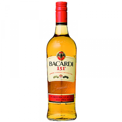 Bacardi Rum 151 750ml