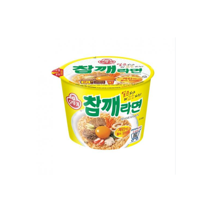 不倒翁 - 韓國 芝麻拉麵碗裝 110克